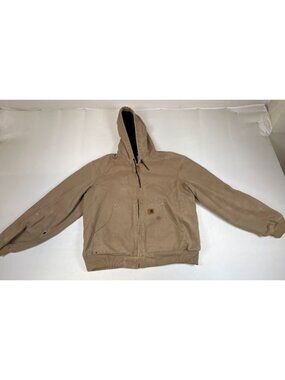 Vintage Carhartt J28 SDL Saddle Active Jacket Thermal Lined Mens Large Regular
